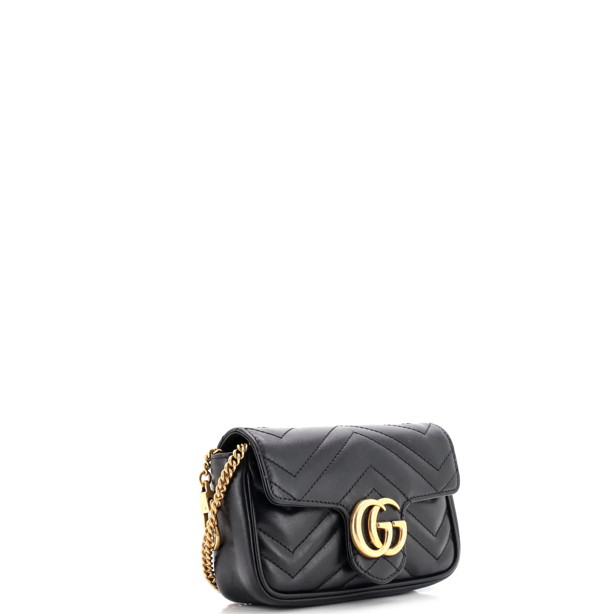 GG Marmont Flap Bag Matelasse Leather Super Mini - Deep Luxury