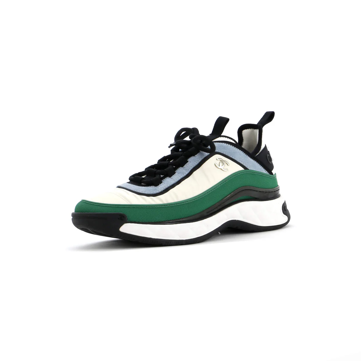 Women's CC Cap Toe Logo Sneakers Mixed Fibers - Deep Luxury