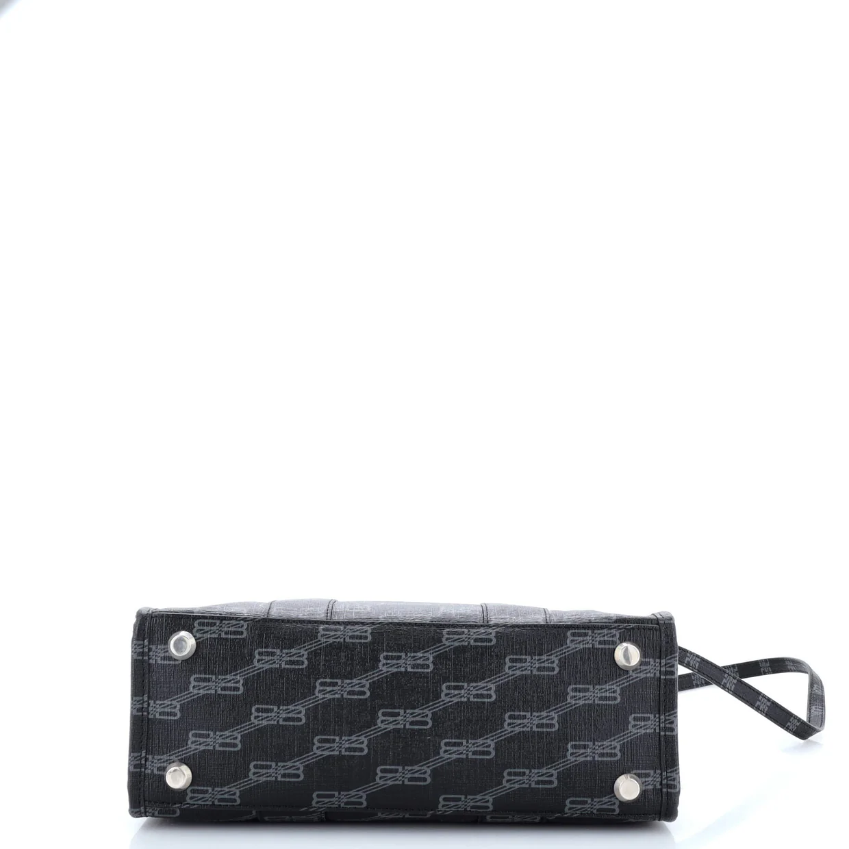 Hardware Tote BB Monogram Coated Canvas Small - Deep Luxury