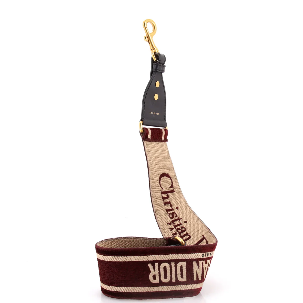 Logo Shoulder Strap Embroidered Canvas - Deep Luxury