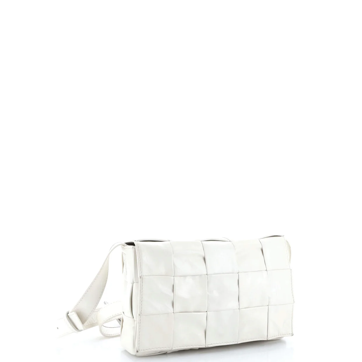Cassette Crossbody Bag Maxi Intrecciato Leather - Deep Luxury