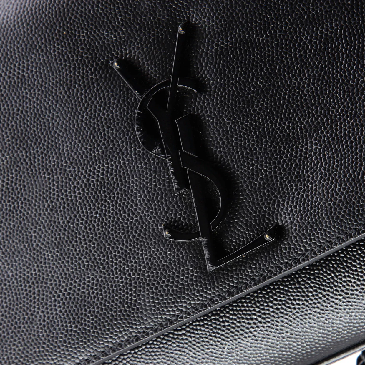 Classic Monogram Crossbody Bag Grainy Leather Medium - Deep Luxury