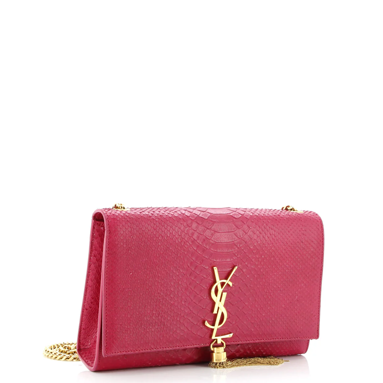 Classic Monogram Tassel Crossbody Bag Python Medium - Deep Luxury