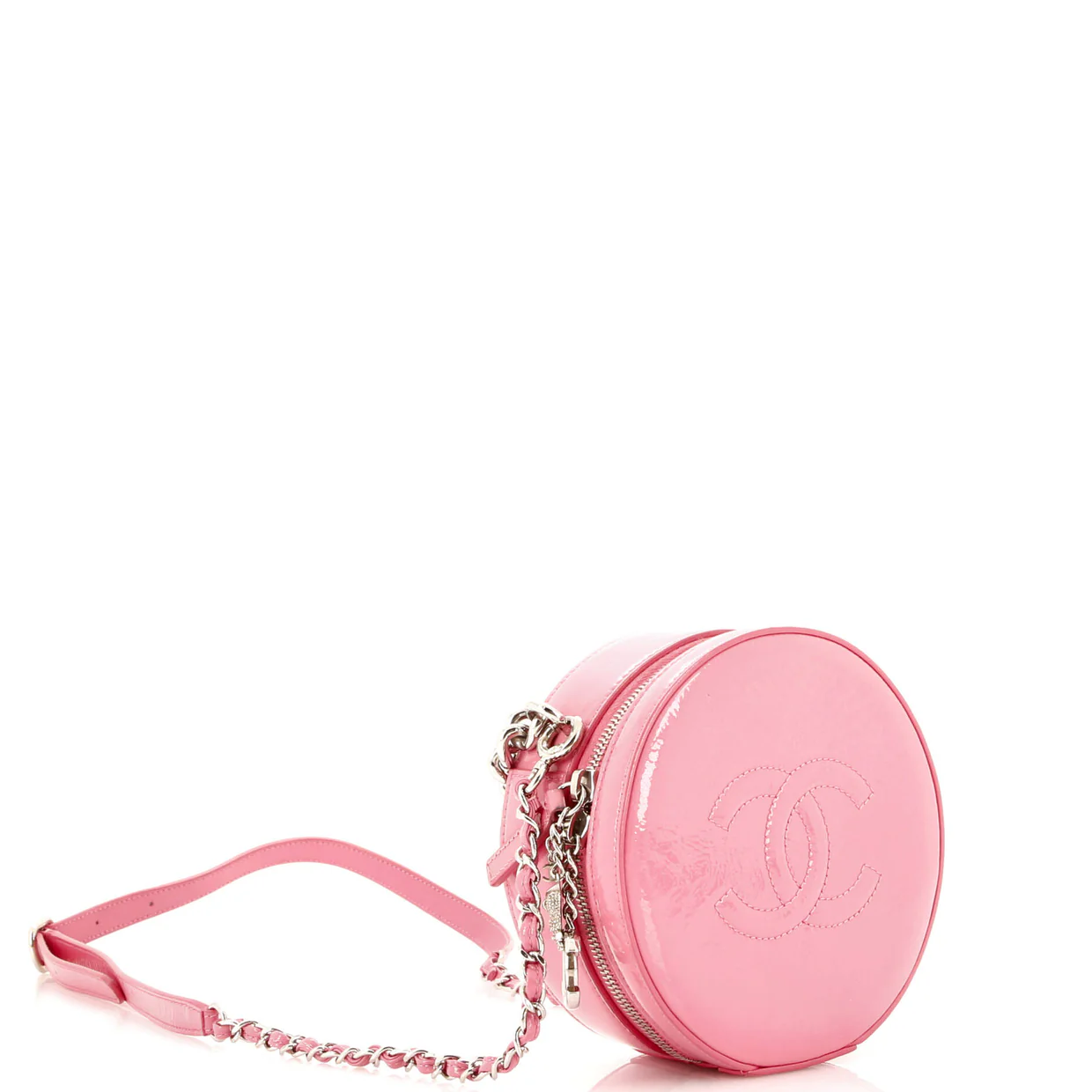 Round as Earth Crossbody Bag Patent - Deep Luxury