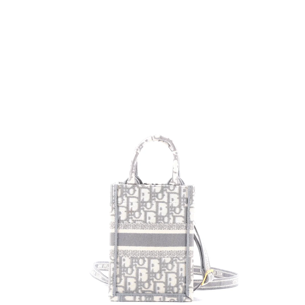 Book Tote Phone Bag Oblique Canvas Mini - Deep Luxury