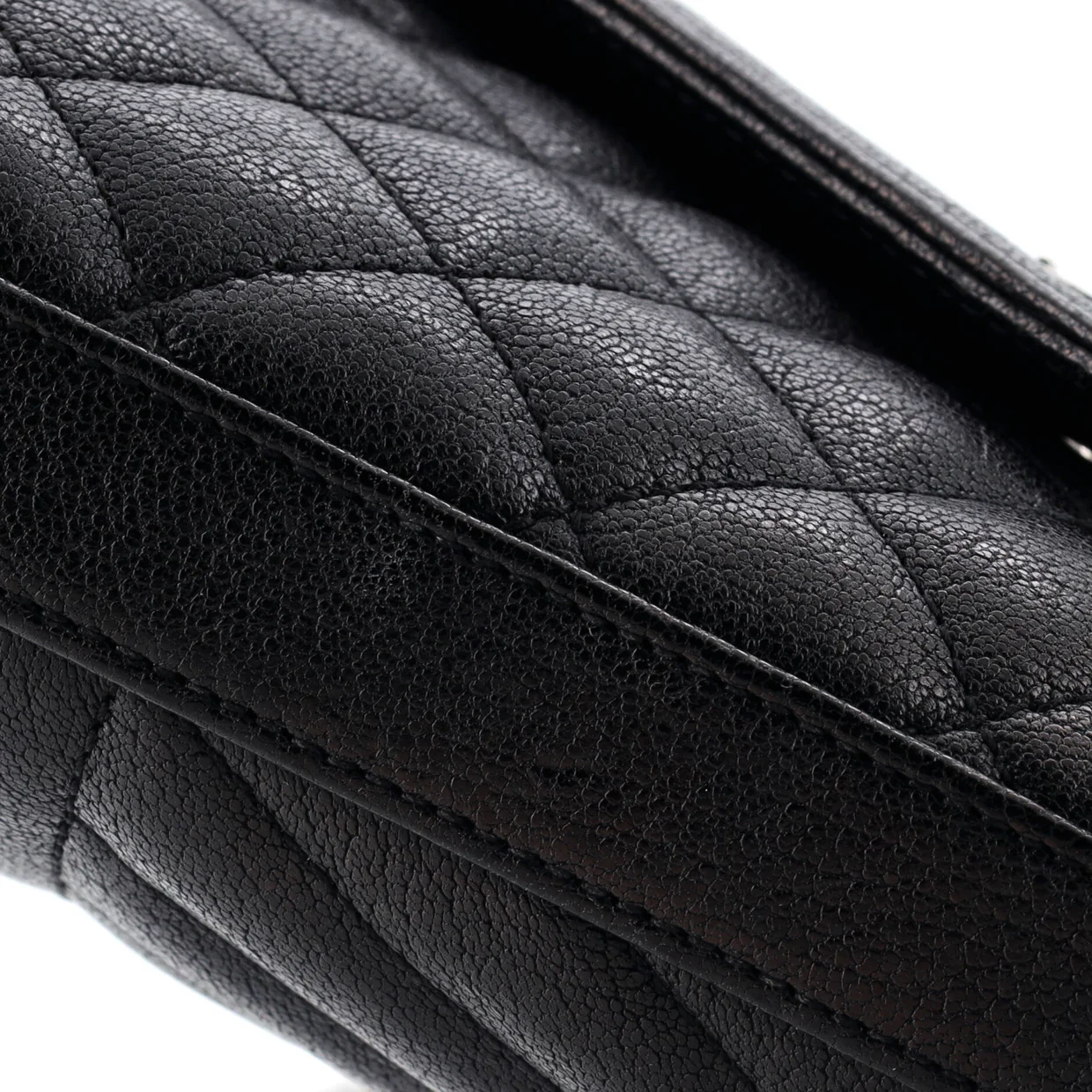 Classic Monogram Chain Wallet Mixed Matelasse Leather Medium - Deep Luxury