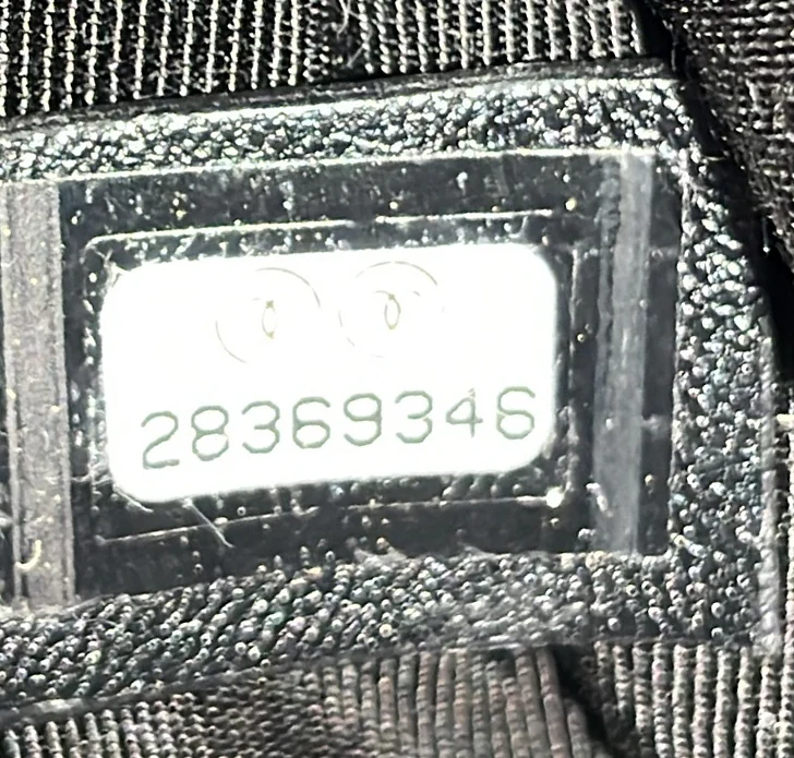 So Black Gabrielle Hobo Chevron Aged Calfskin Small - Deep Luxury