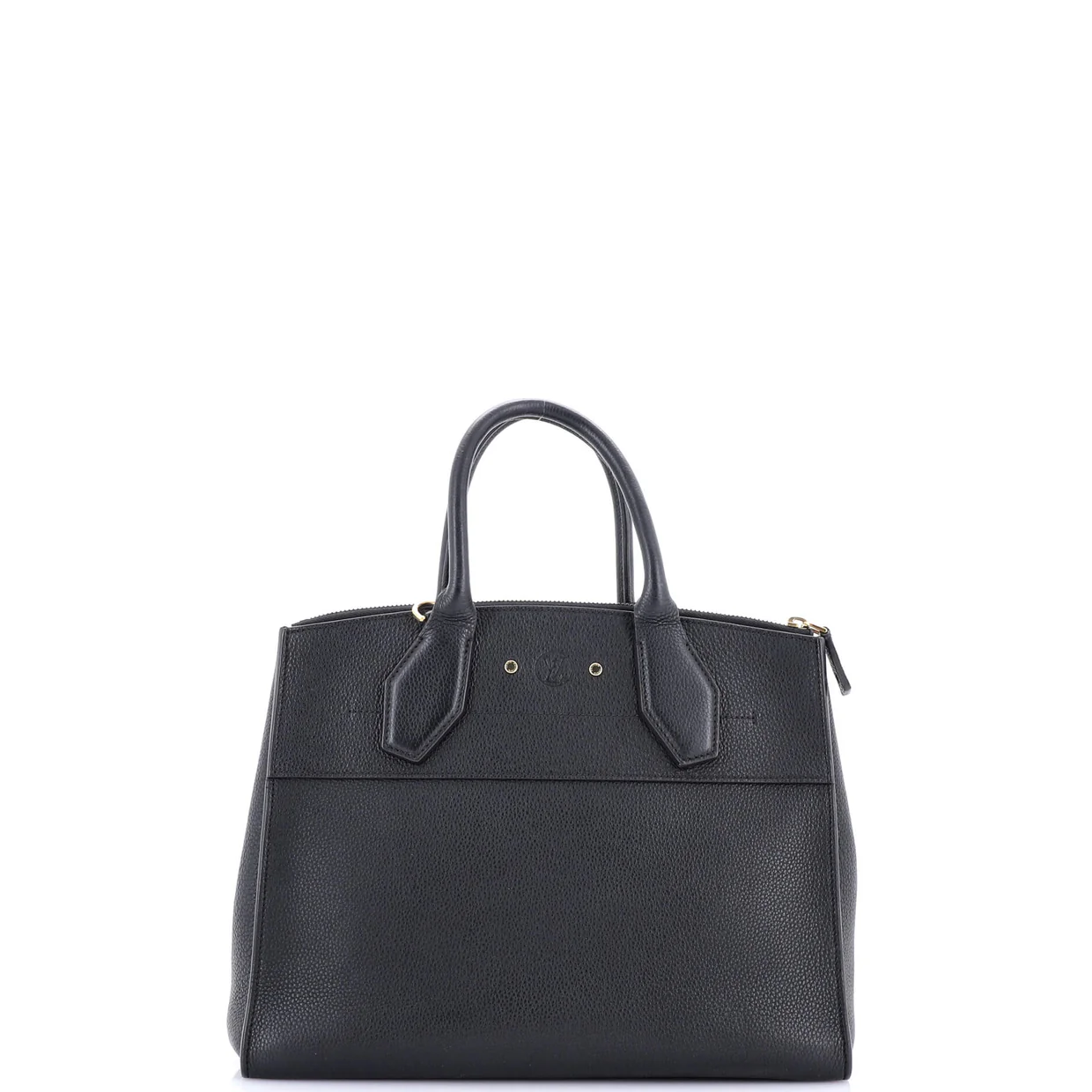 City Steamer Handbag Leather MM - Deep Luxury