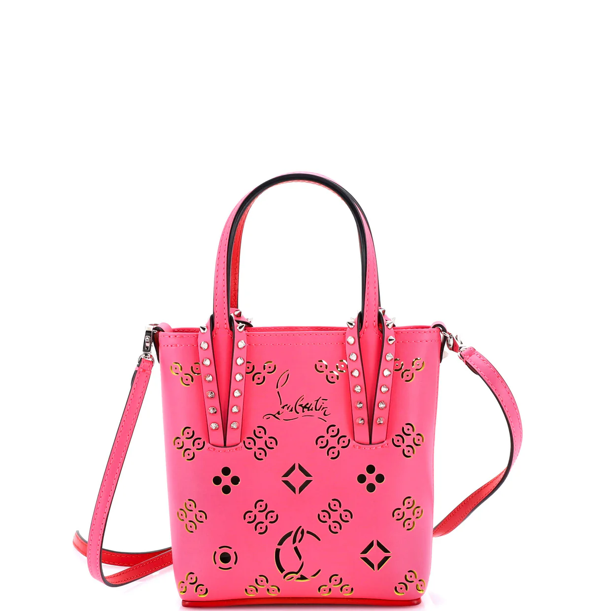 Cabata Tote Perforated Leather Mini - Deep Luxury