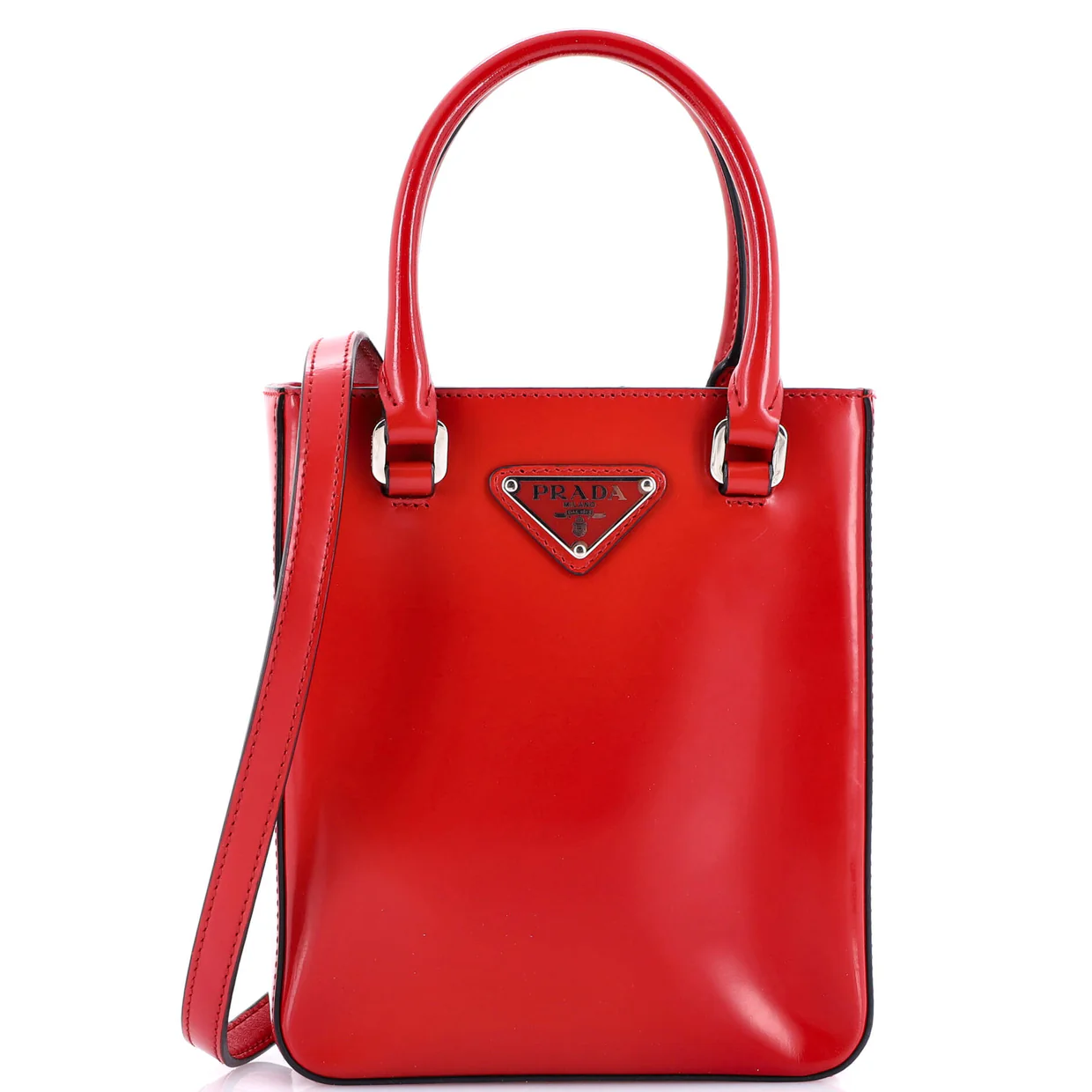 Convertible Tote Brushed Leather Small - Deep Luxury