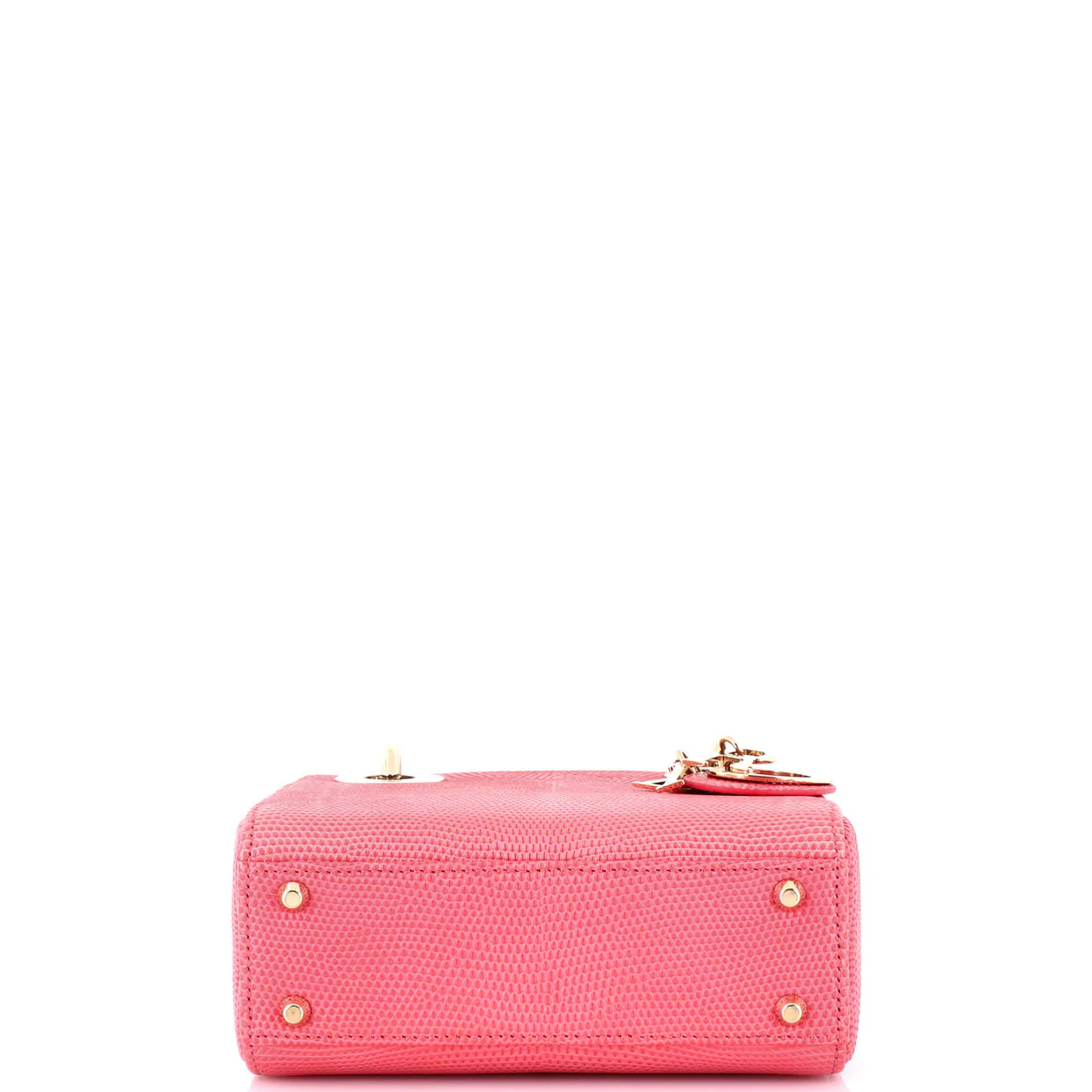 Lady Dior Chain Bag Lizard Mini - Deep Luxury