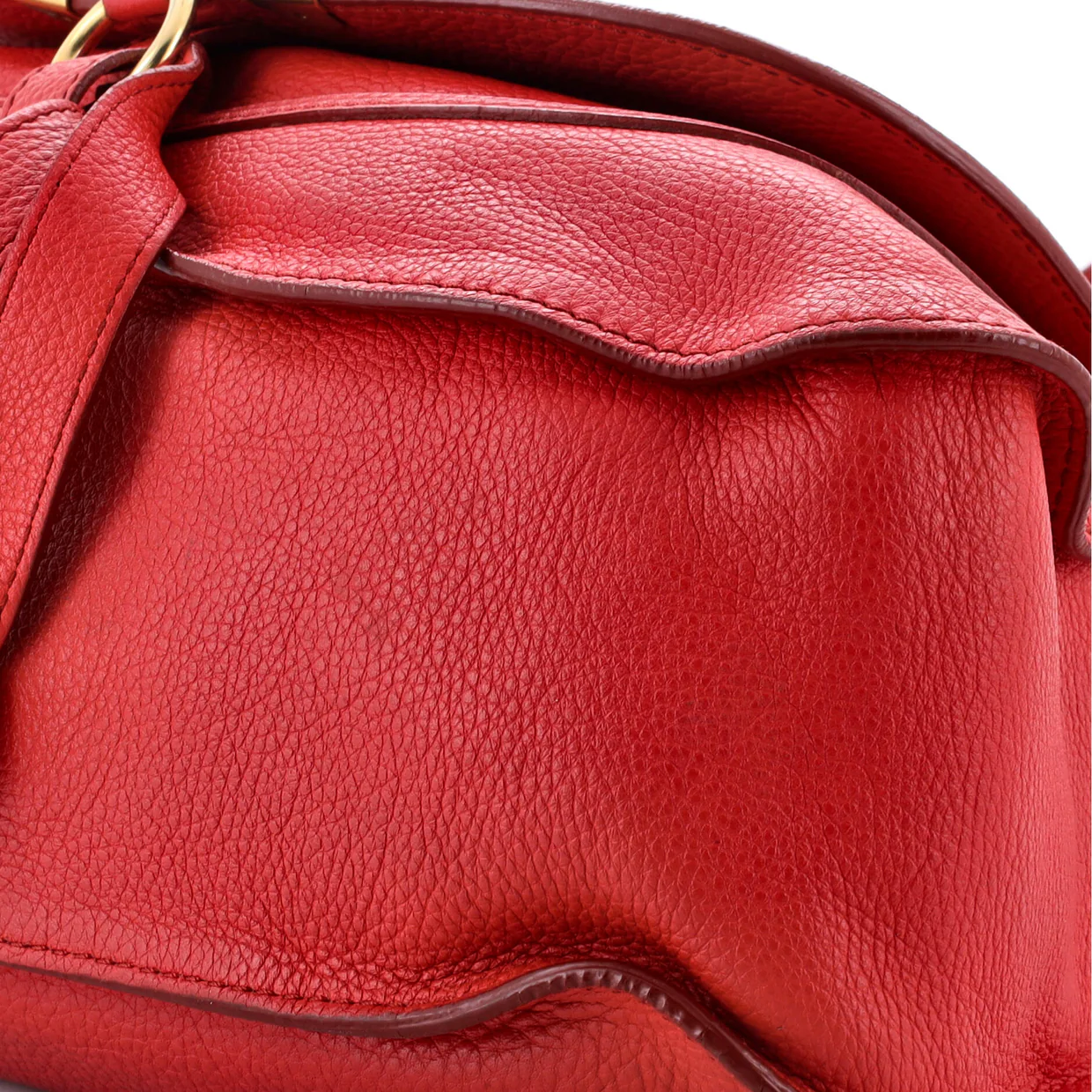 Marcie Satchel Leather Medium - Deep Luxury