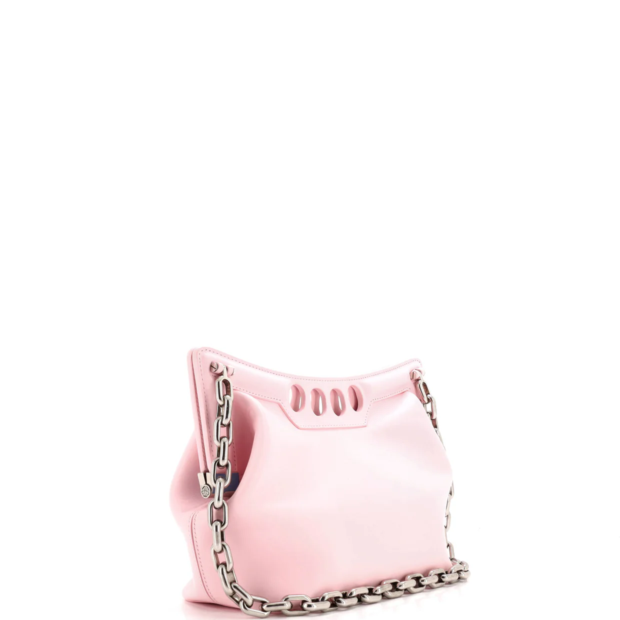 The Peak Chain Shoulder Bag Leather Mini - Deep Luxury