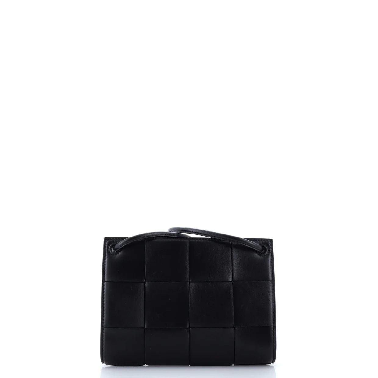 Cassette Shoulder Bag Maxi Intrecciato Leather Mini - Deep Luxury