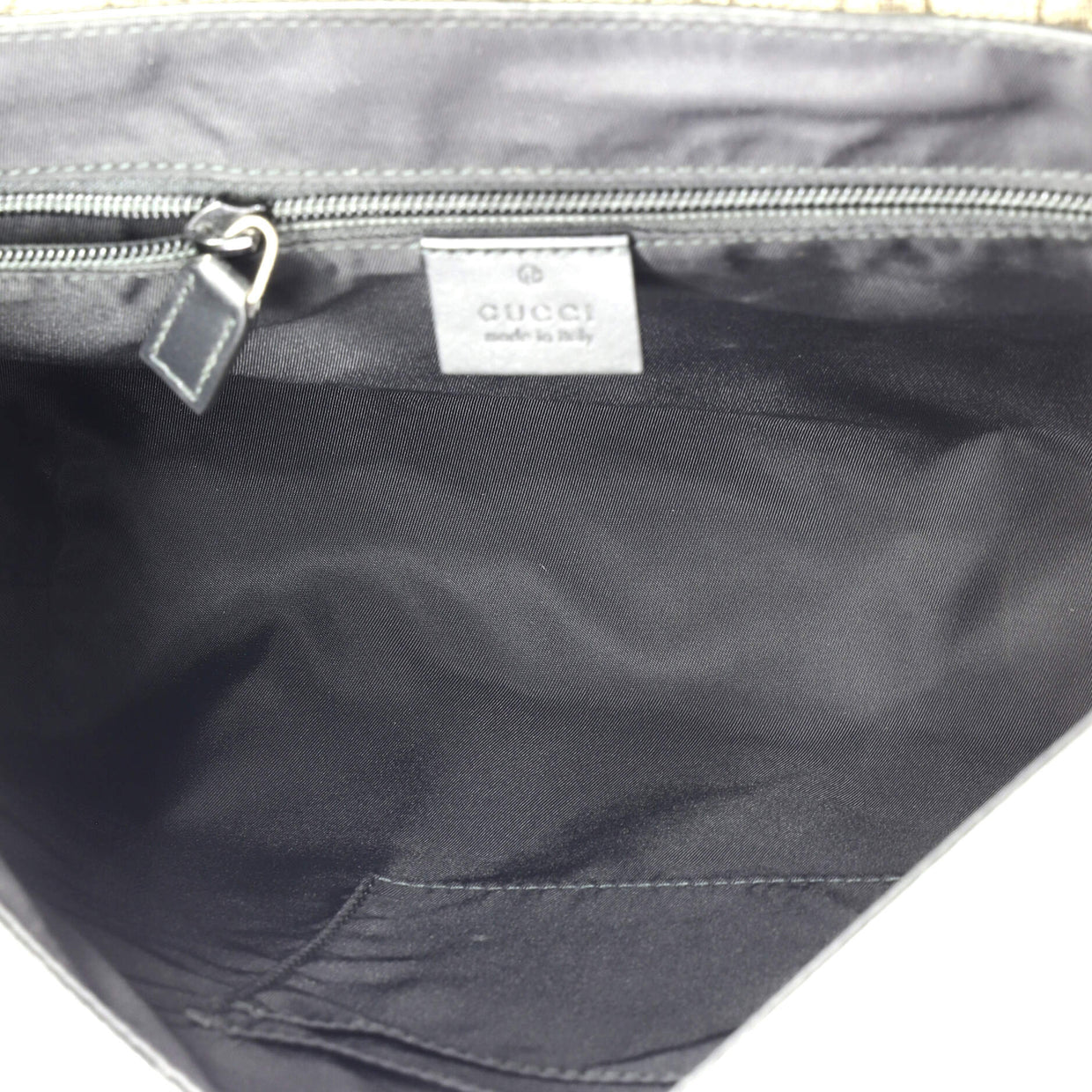 Web Flap Messenger Bag GG Coated Canvas Medium - Deep Luxury