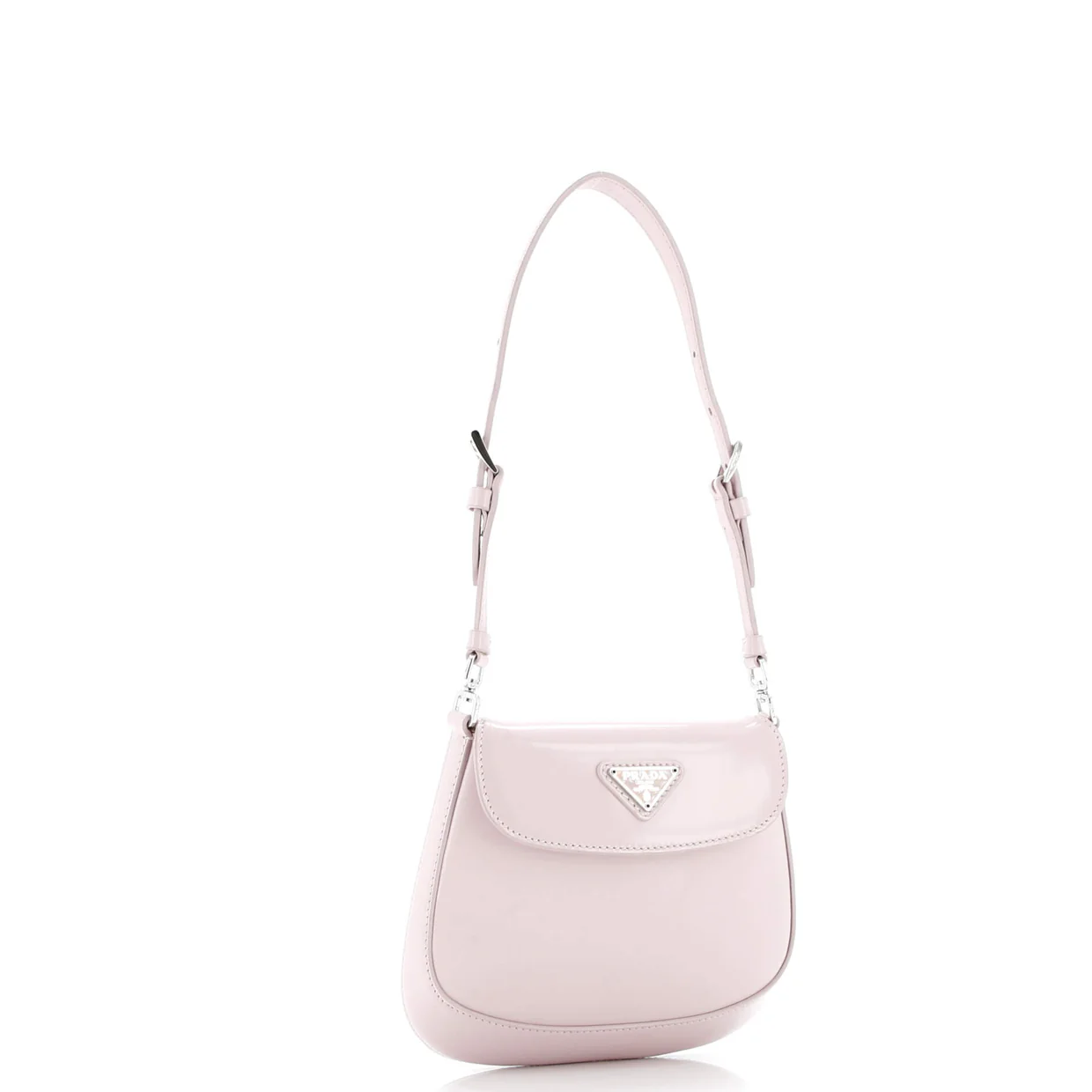 Cleo Flap Shoulder Bag Spazzolato Leather Mini - Deep Luxury