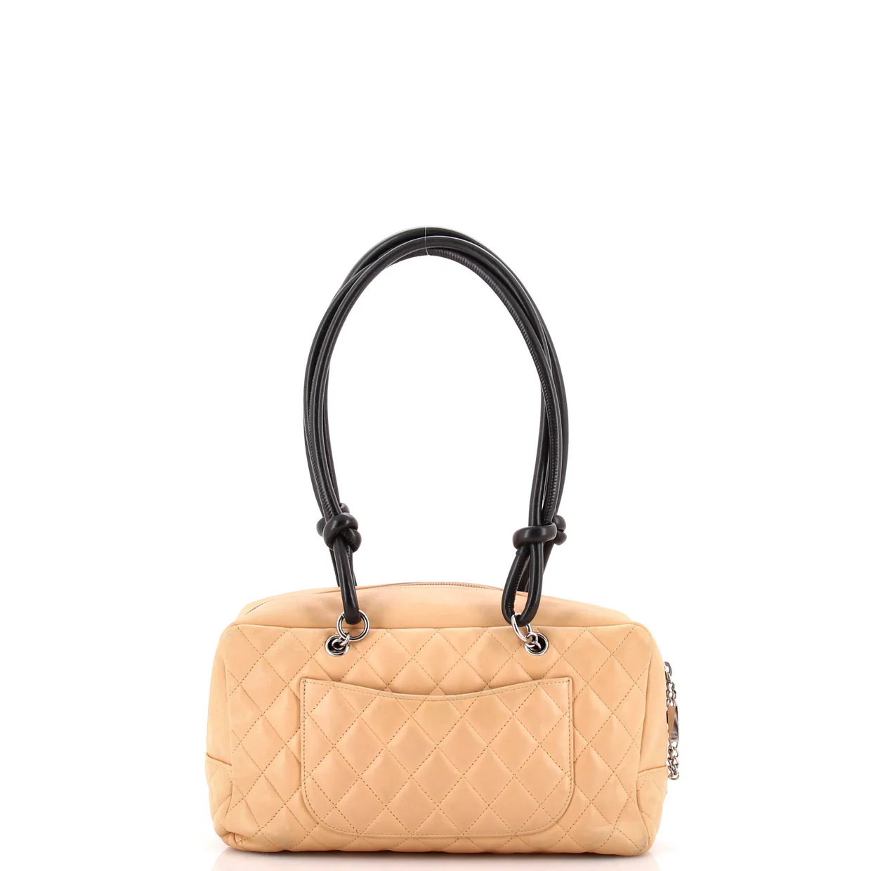 Cambon Bowler Bag Quilted Leather Medium - Deep Luxury