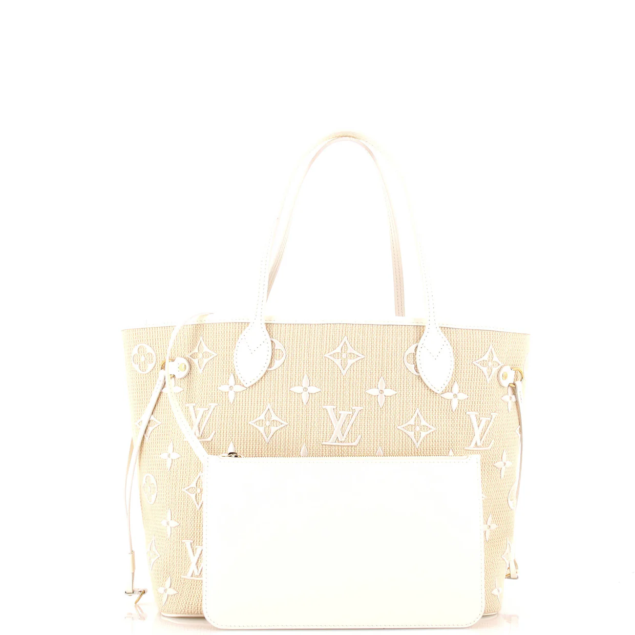 Neverfull NM Tote Monogram Giant Embroidered Cotton MM - Deep Luxury