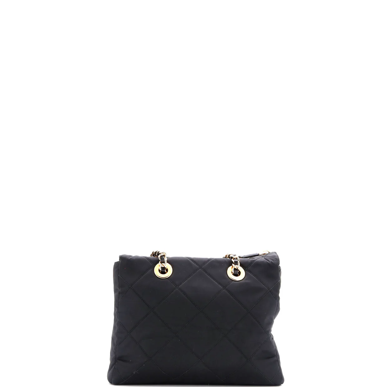Re-Edition 1995 Chain Tote Quilted Re-Nylon Small - Deep Luxury