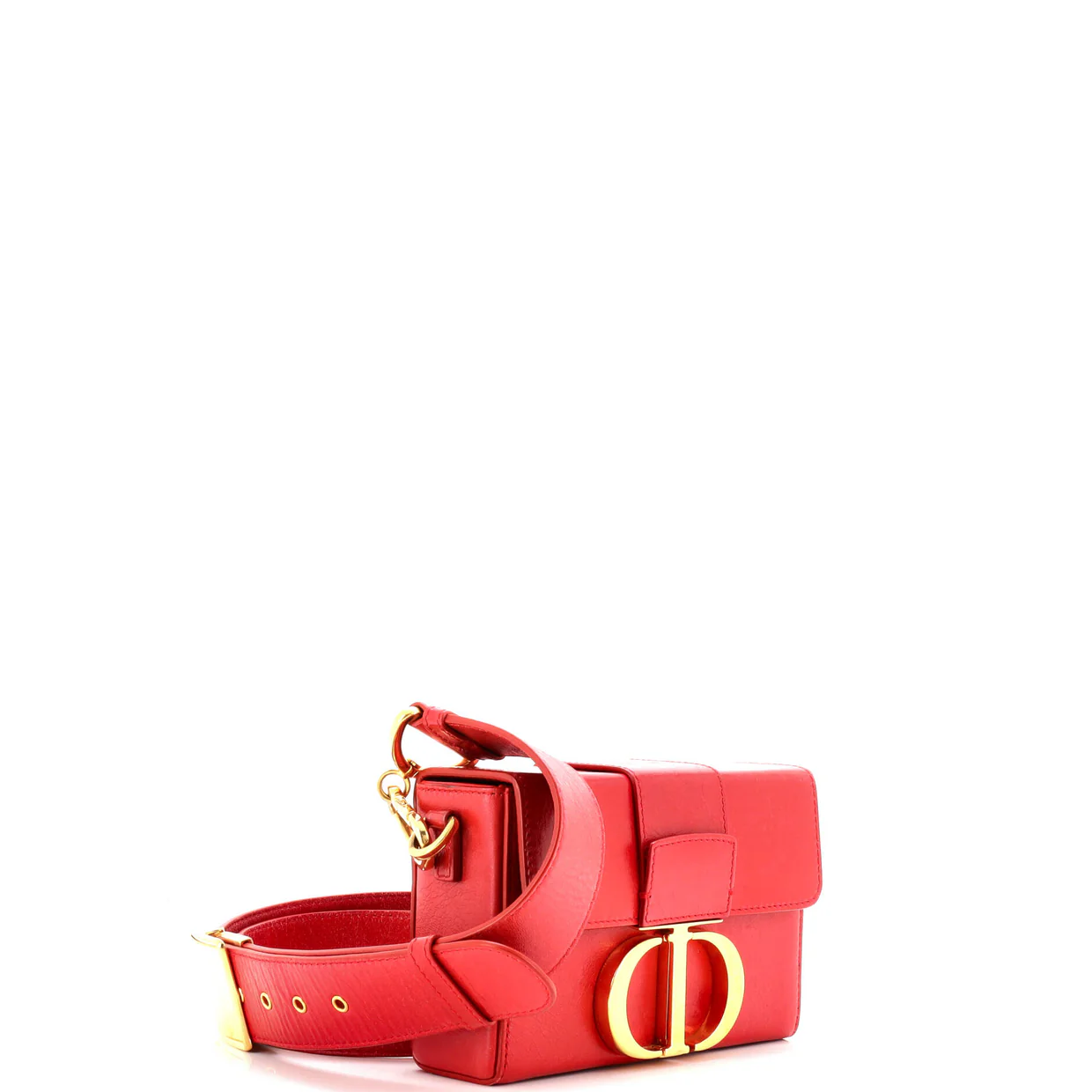 30 Montaigne Box Bag Leather - Deep Luxury
