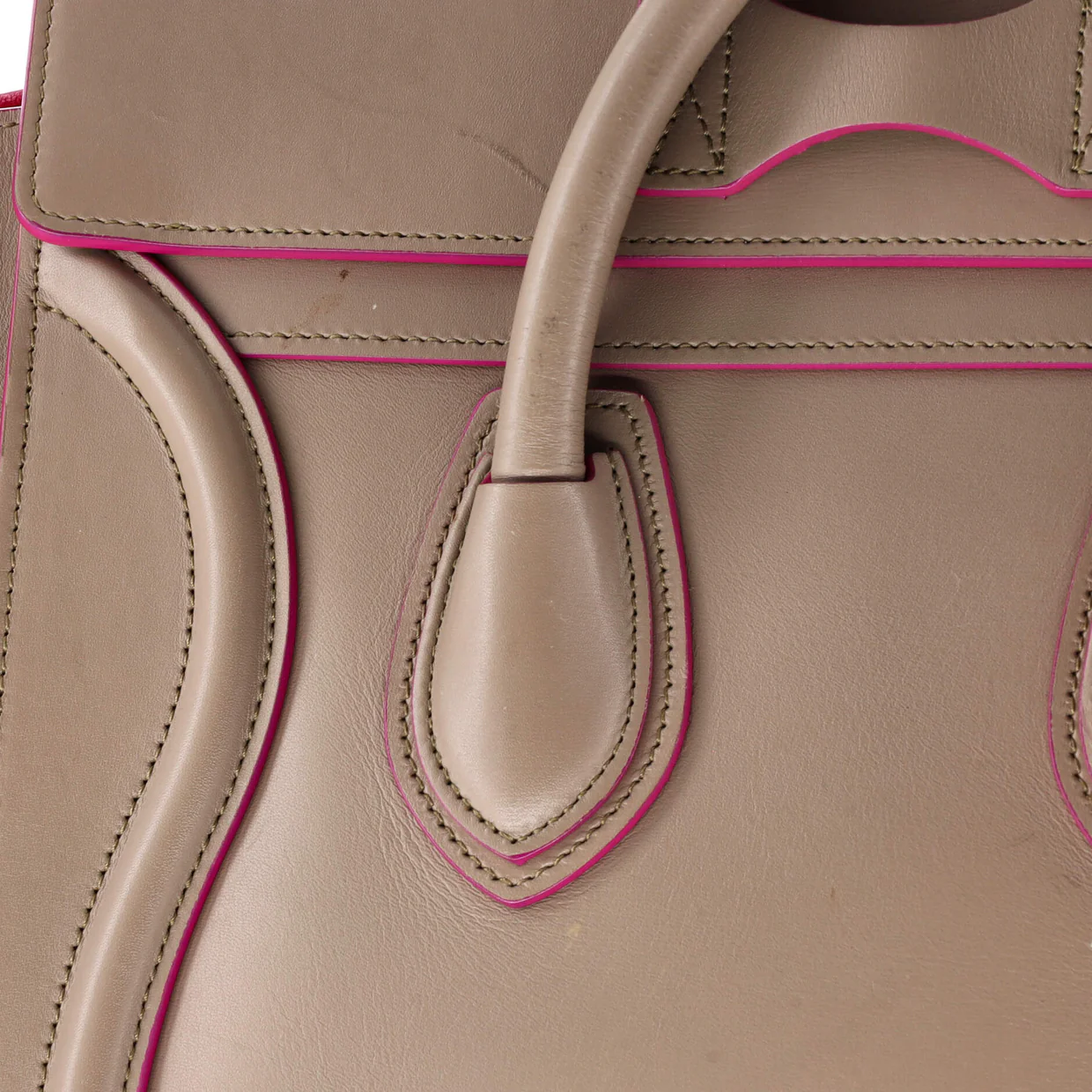 Luggage Bag Smooth Leather Micro - Deep Luxury