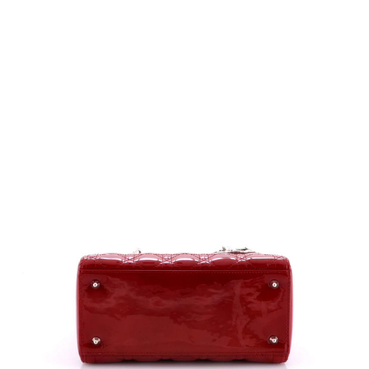 Lady Dior Bag Cannage Quilt Patent Medium - Deep Luxury