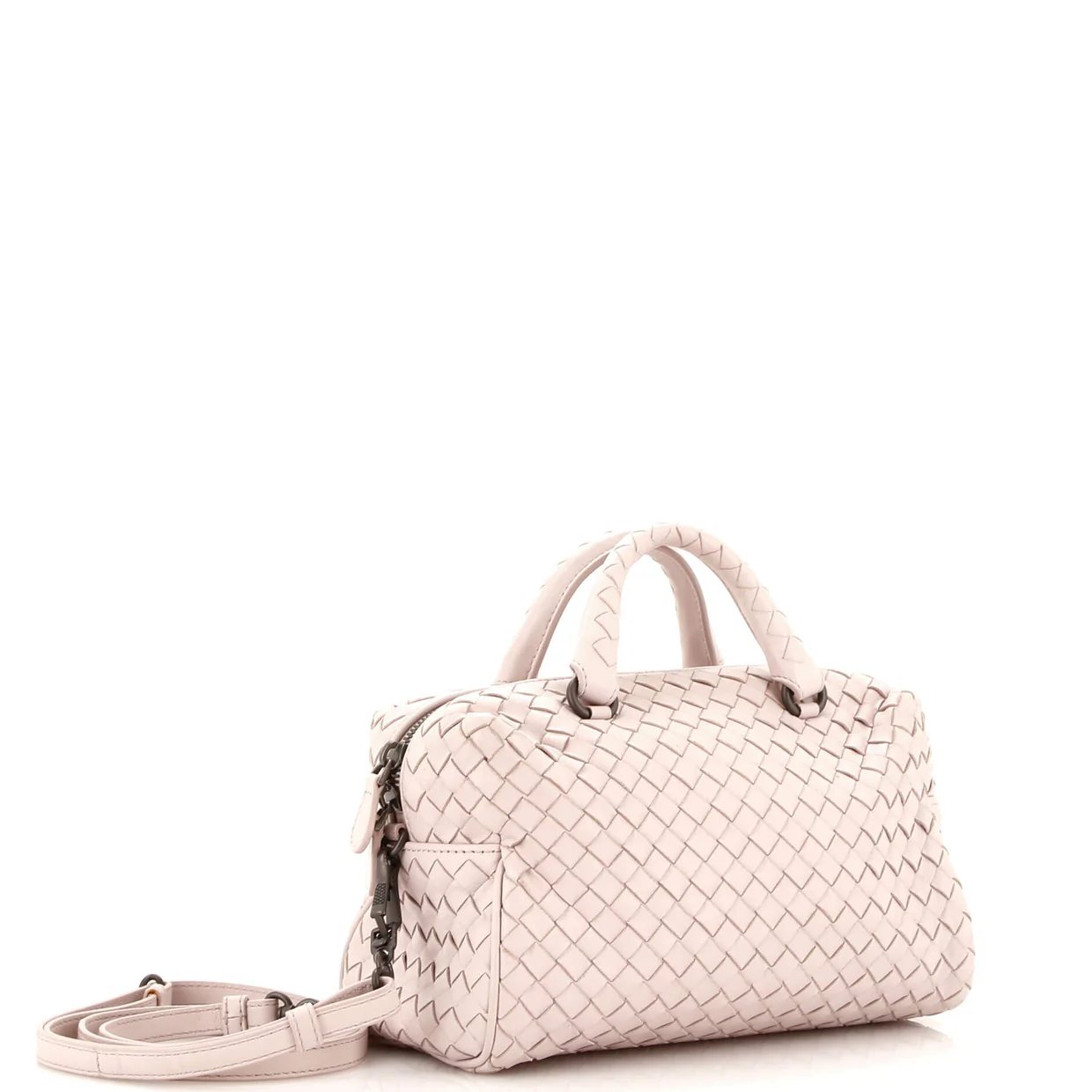 Convertible Boston Bag Intrecciato Nappa Mini - Deep Luxury