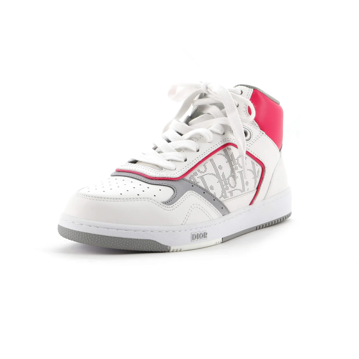 Men's B27 Mid-Top Sneakers Leather with Oblique Galaxy Leather - Deep Luxury