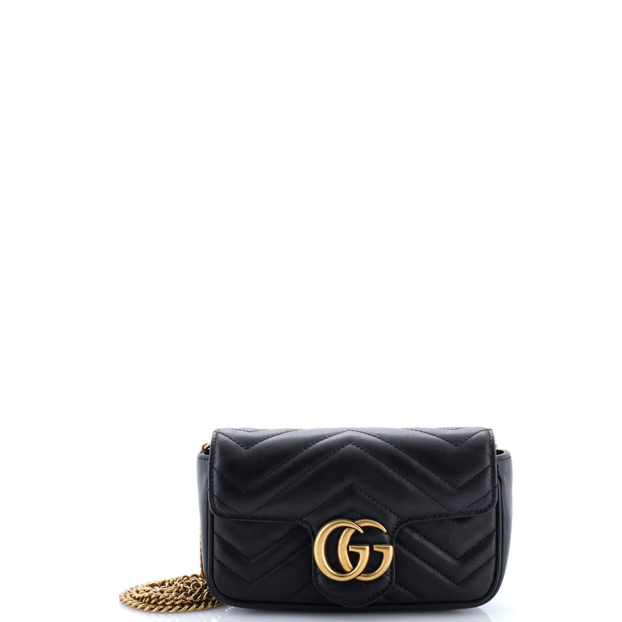 GG Marmont Flap Bag Matelasse Leather Super Mini - Deep Luxury