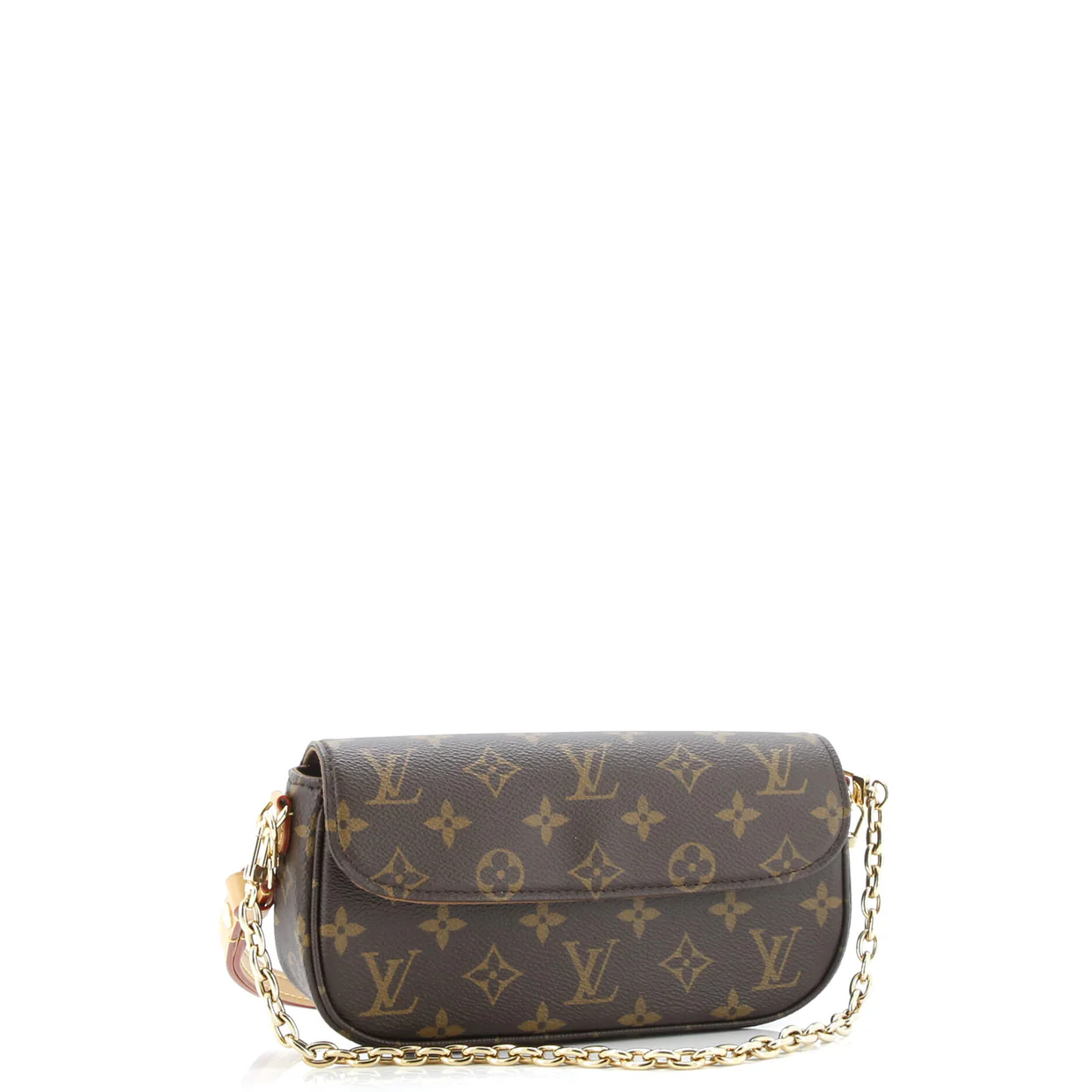 Ivy Wallet on Chain Monogram Canvas - Deep Luxury