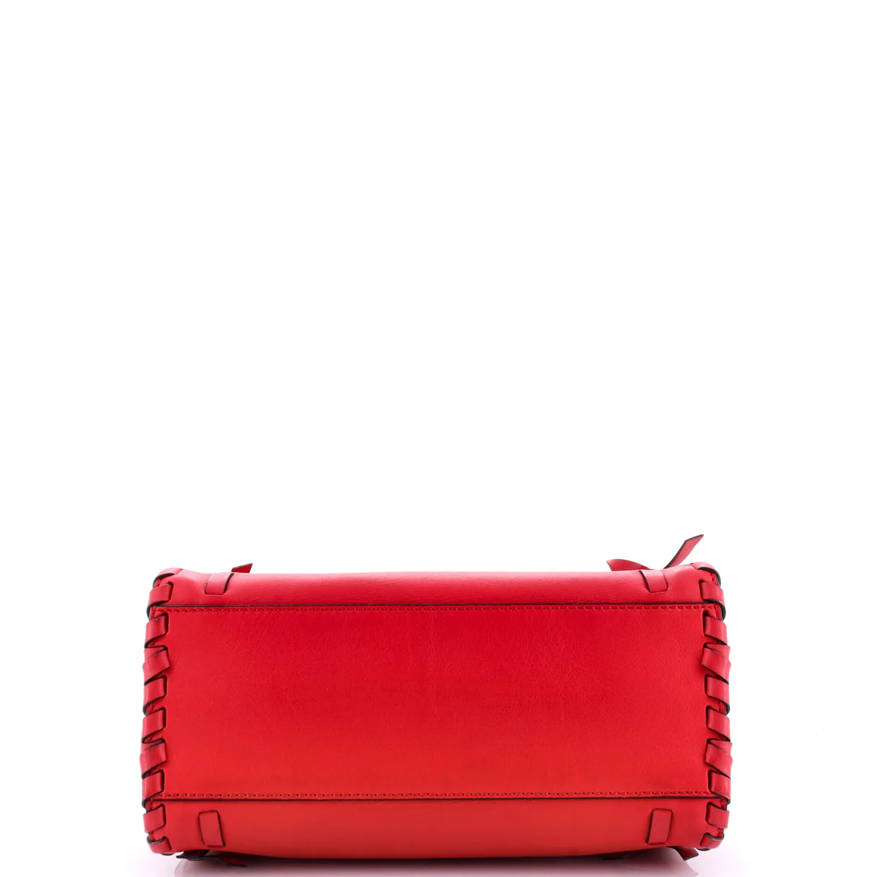 Bow Peekaboo Bag Whipstitch Leather Mini - Deep Luxury