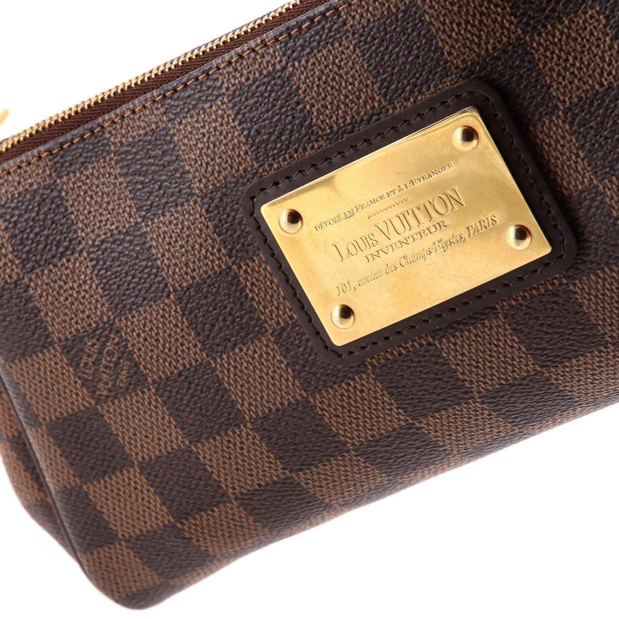 Eva Handbag Damier - Deep Luxury