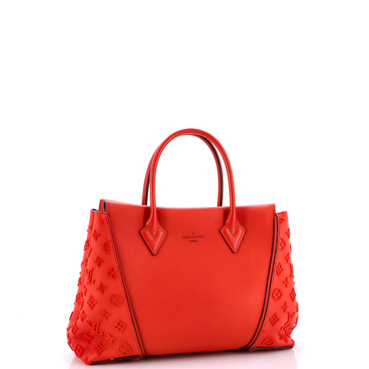 W Tote Veau Cachemire Calfskin PM - Deep Luxury
