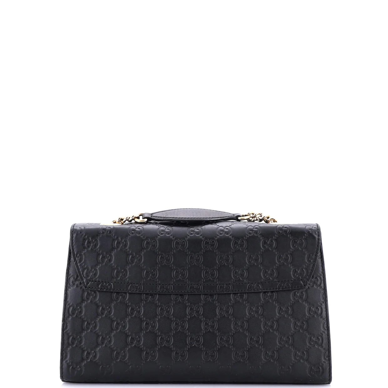 Emily Chain Flap Bag Guccissima Leather Medium - Deep Luxury