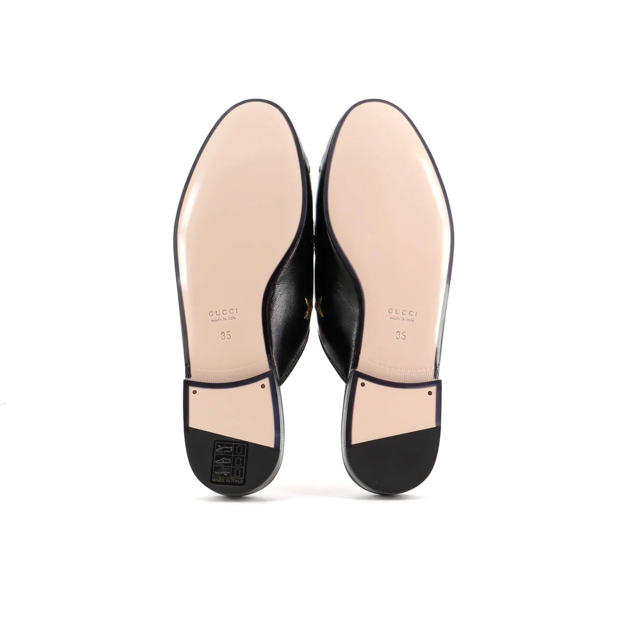 Women's Princetown Mules Embroidered Leather - Deep Luxury