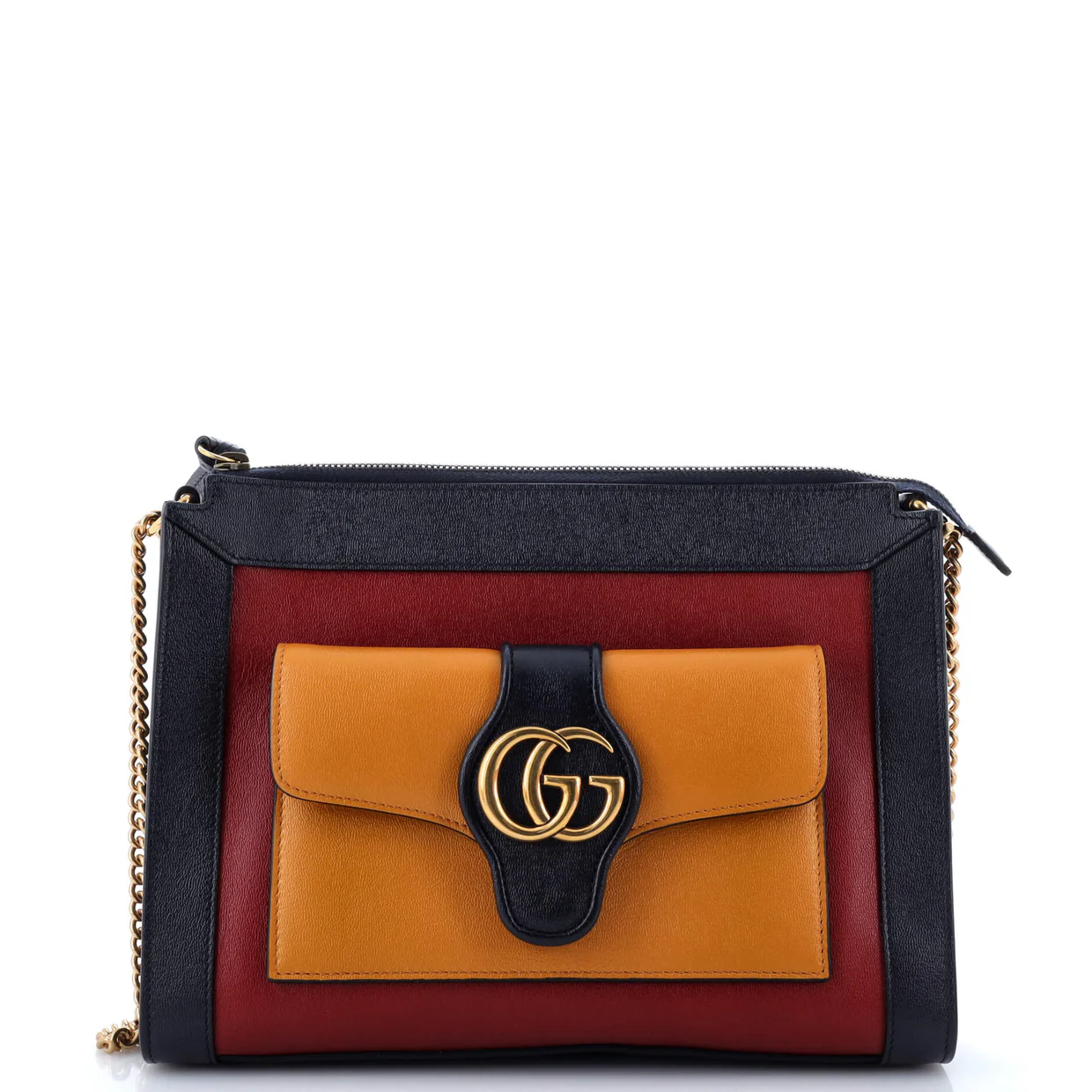 Dahlia Chain Shoulder Bag Leather Small - Deep Luxury