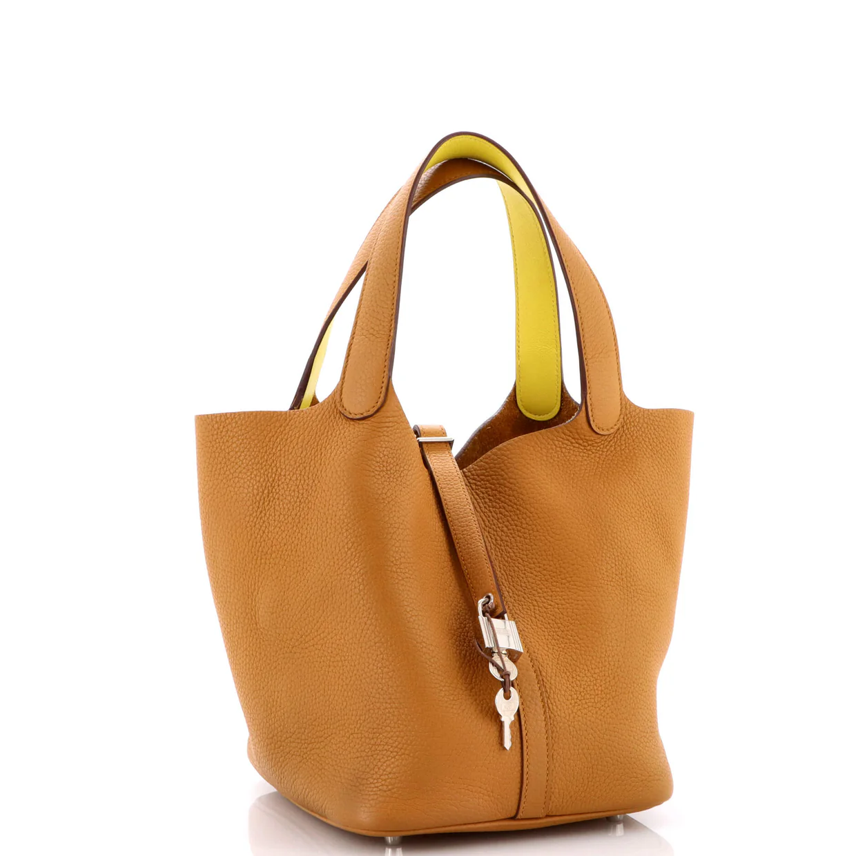 Eclat Picotin Lock Bag Clemence with Swift MM - Deep Luxury