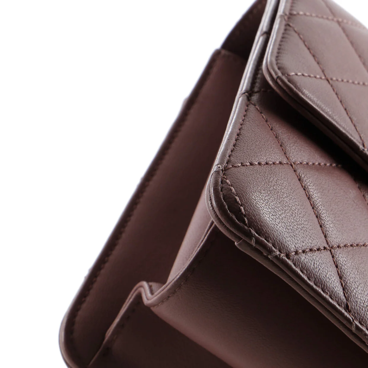 Beauty Lock Flap Bag Quilted Sheepskin Small - Deep Luxury