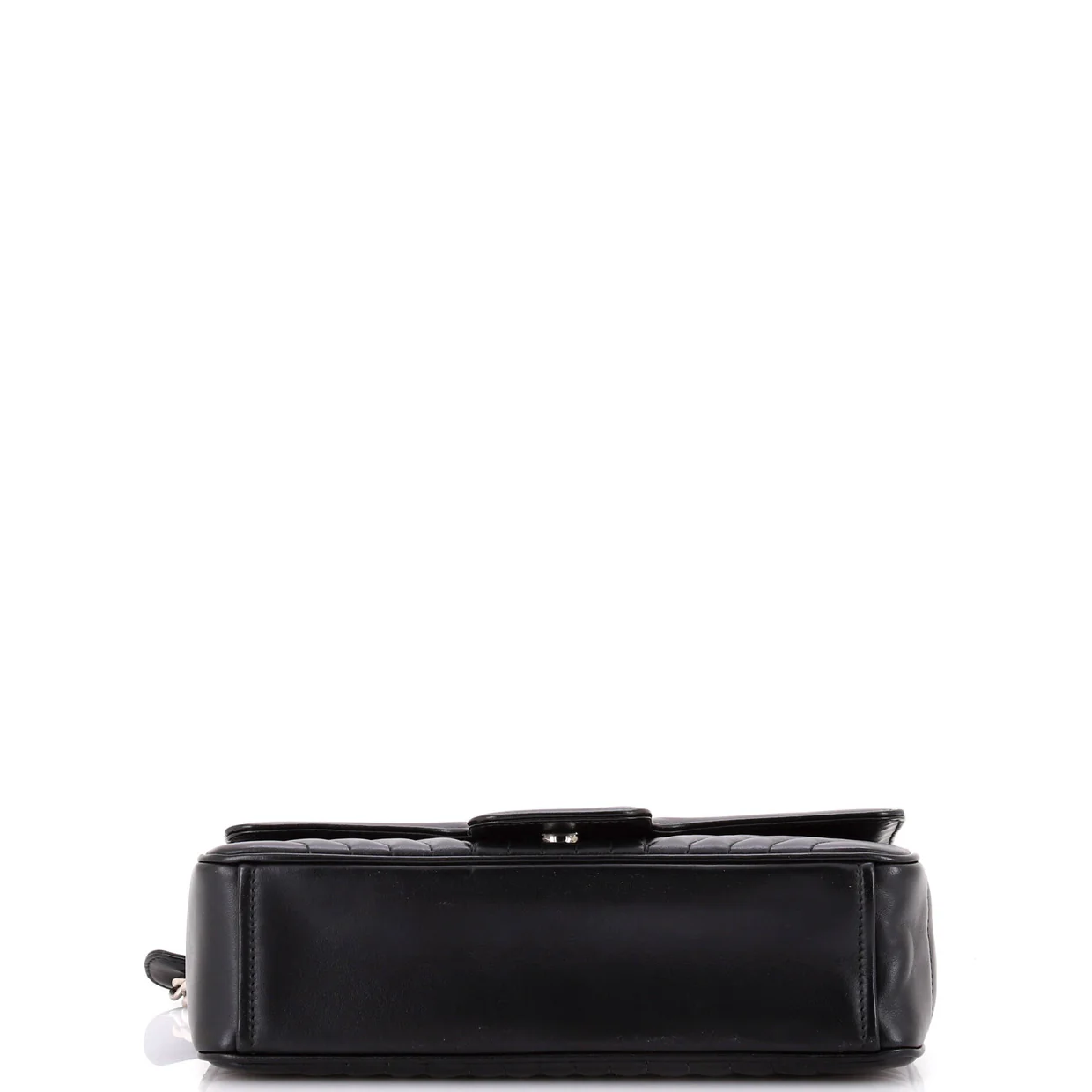 Chain Flap Shoulder Bag Diagramme Quilted Leather Large - Deep Luxury