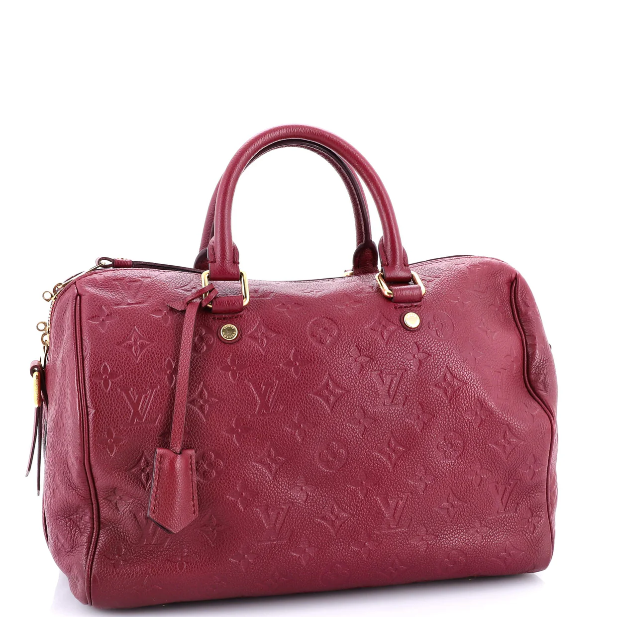 Speedy Bandouliere Bag Monogram Empreinte Leather 30 - Deep Luxury