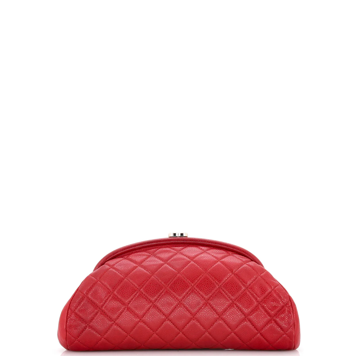 Timeless Clutch Quilted Caviar - Deep Luxury