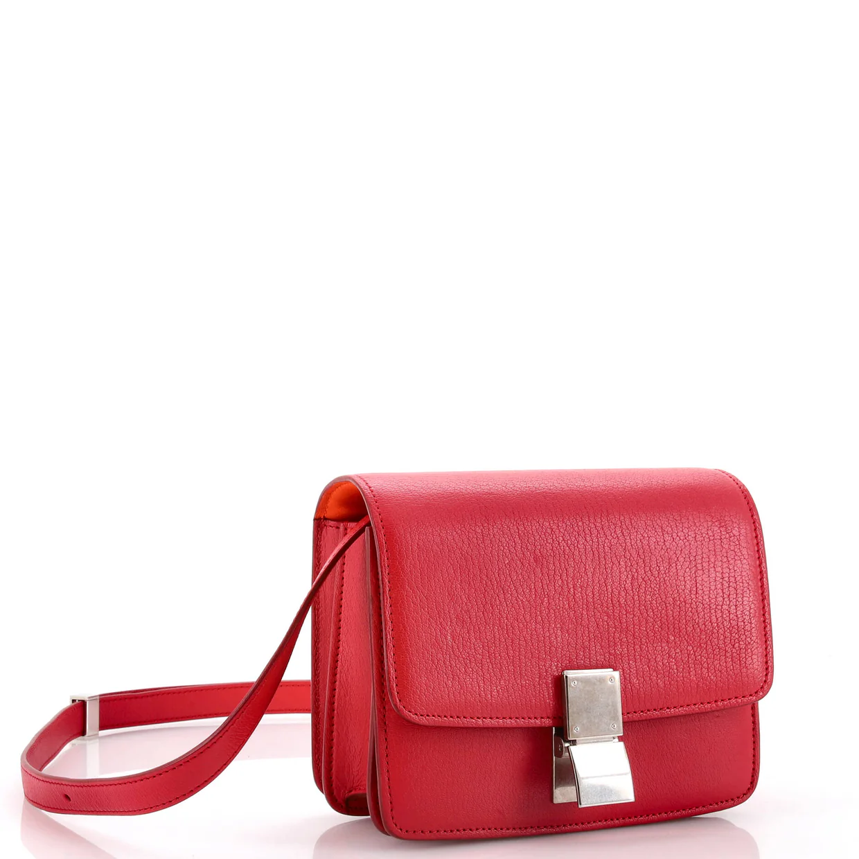 Classic Box Bag Grainy Leather Small - Deep Luxury