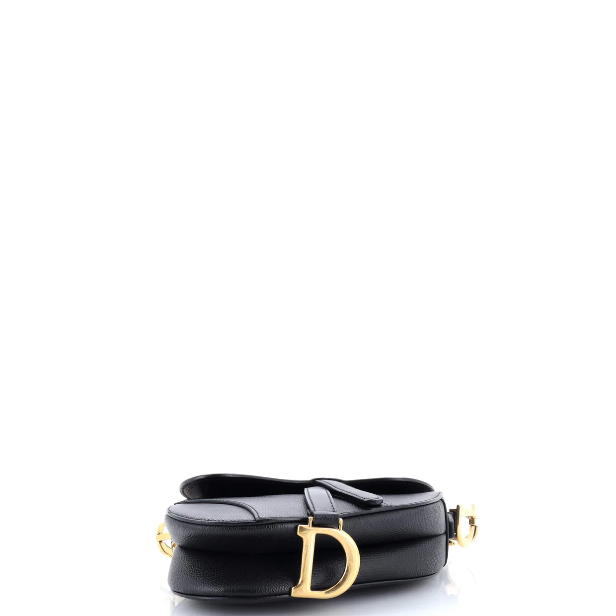 Saddle Handbag Leather Mini - Deep Luxury