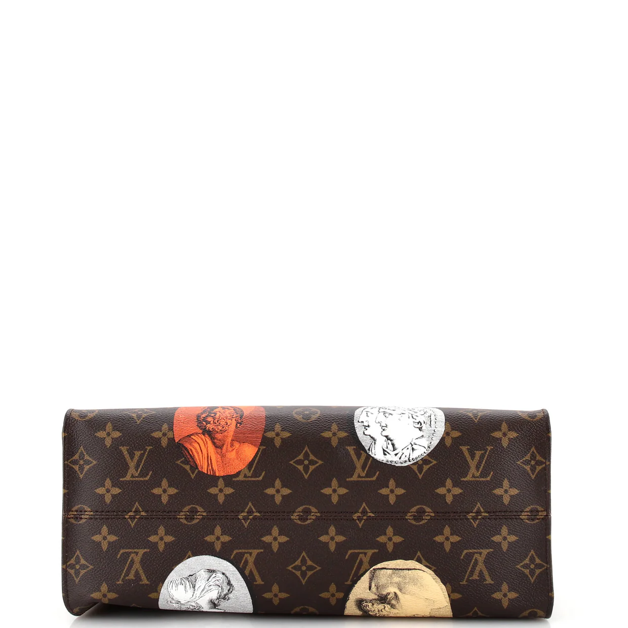 OnTheGo Tote Limited Edition Fornasetti Cameo Monogram Canvas MM - Deep Luxury