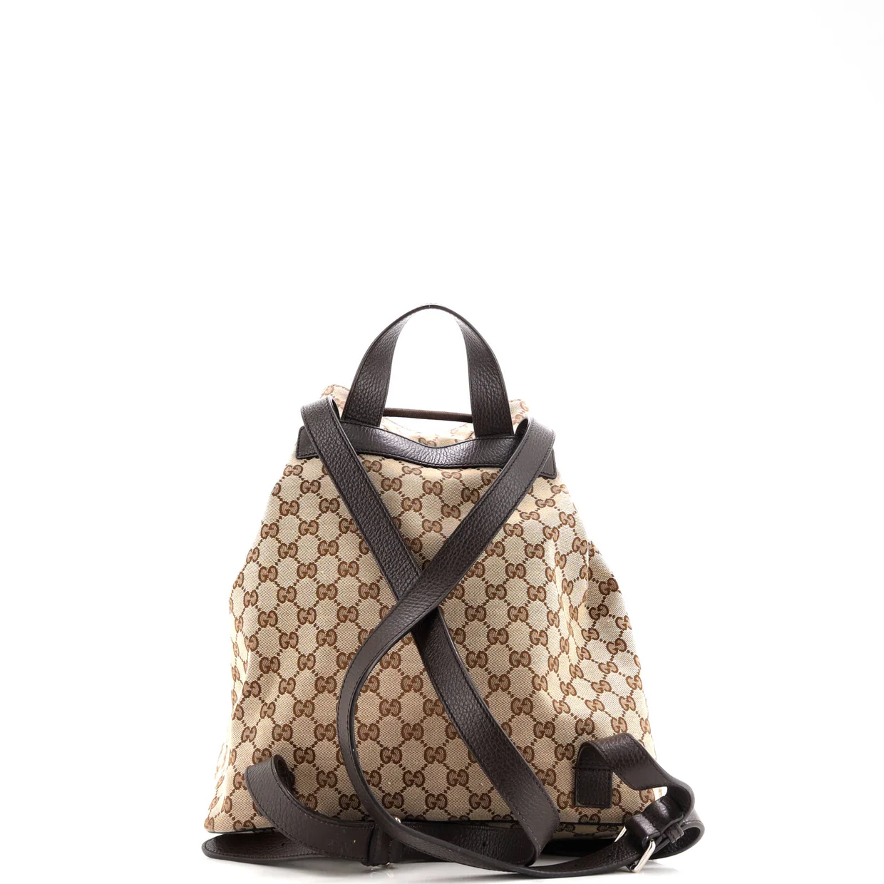 Drawstring Backpack GG Canvas Medium - Deep Luxury