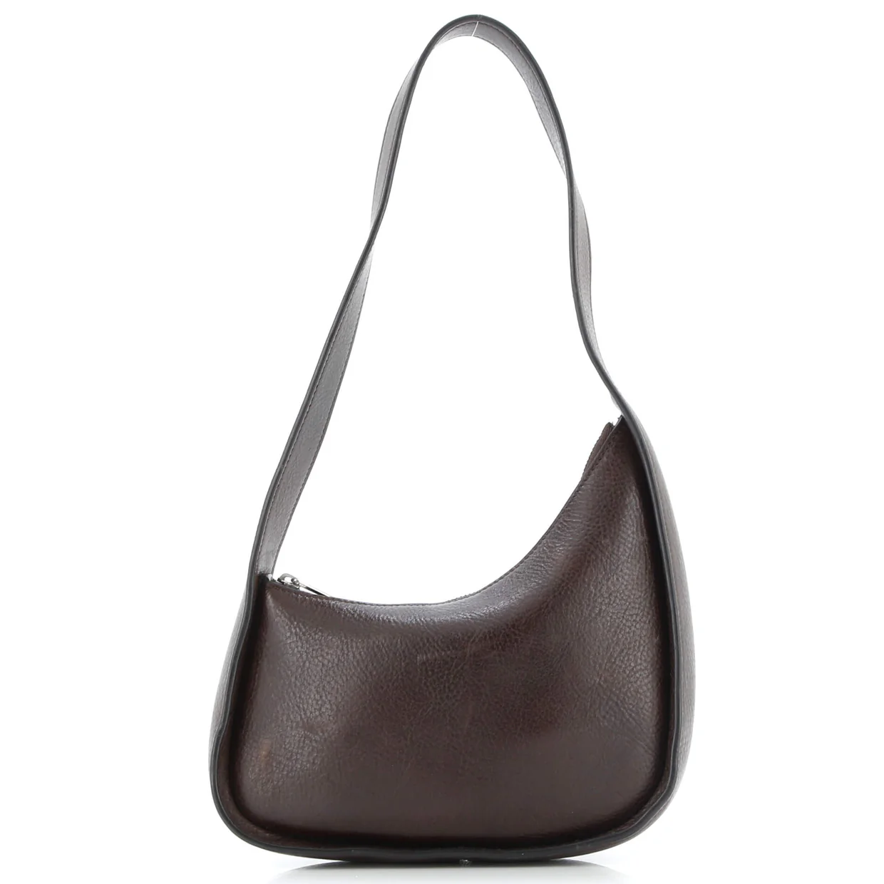 Half Moon Shoulder Bag Leather - Deep Luxury