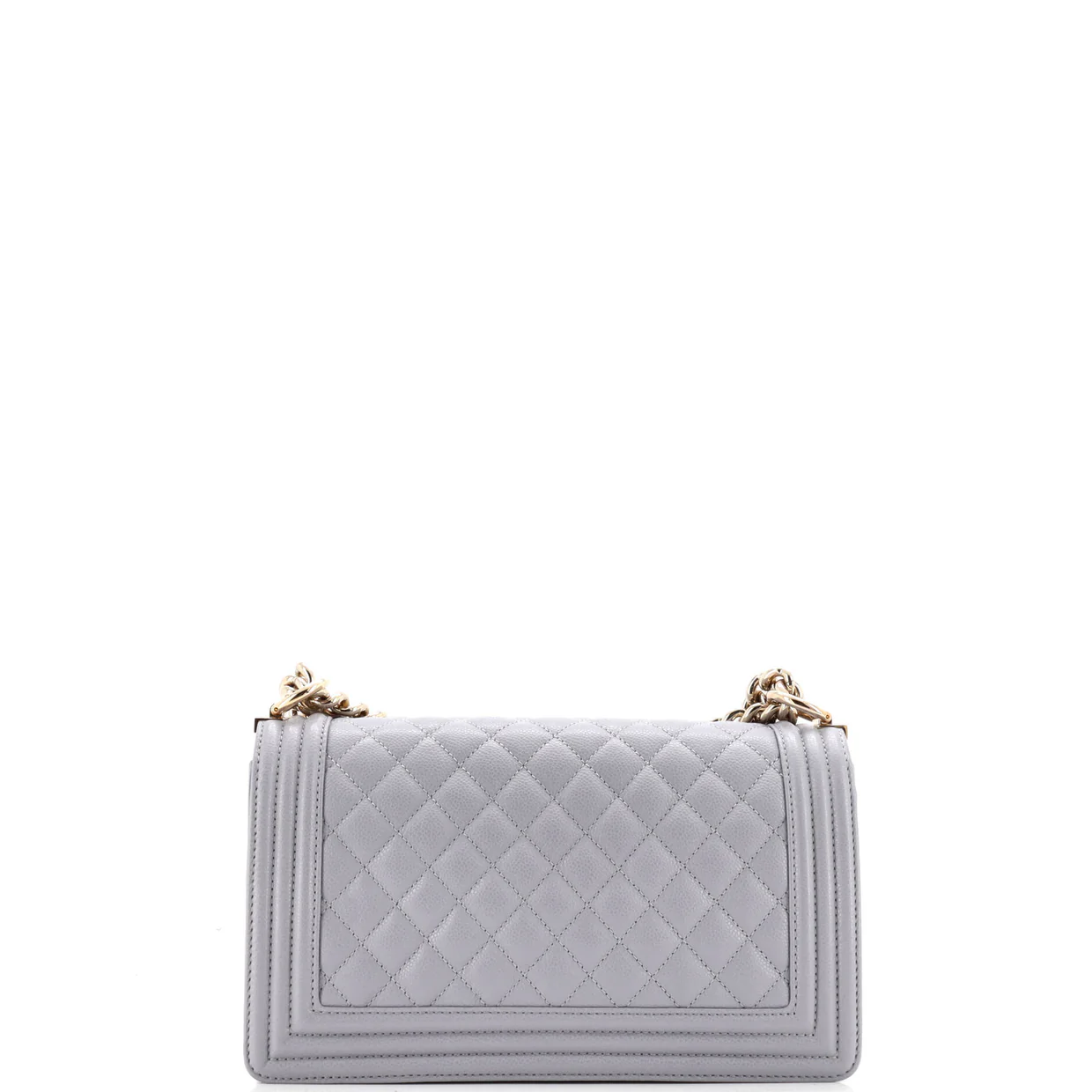 Boy Flap Bag Quilted Caviar New Medium - Deep Luxury