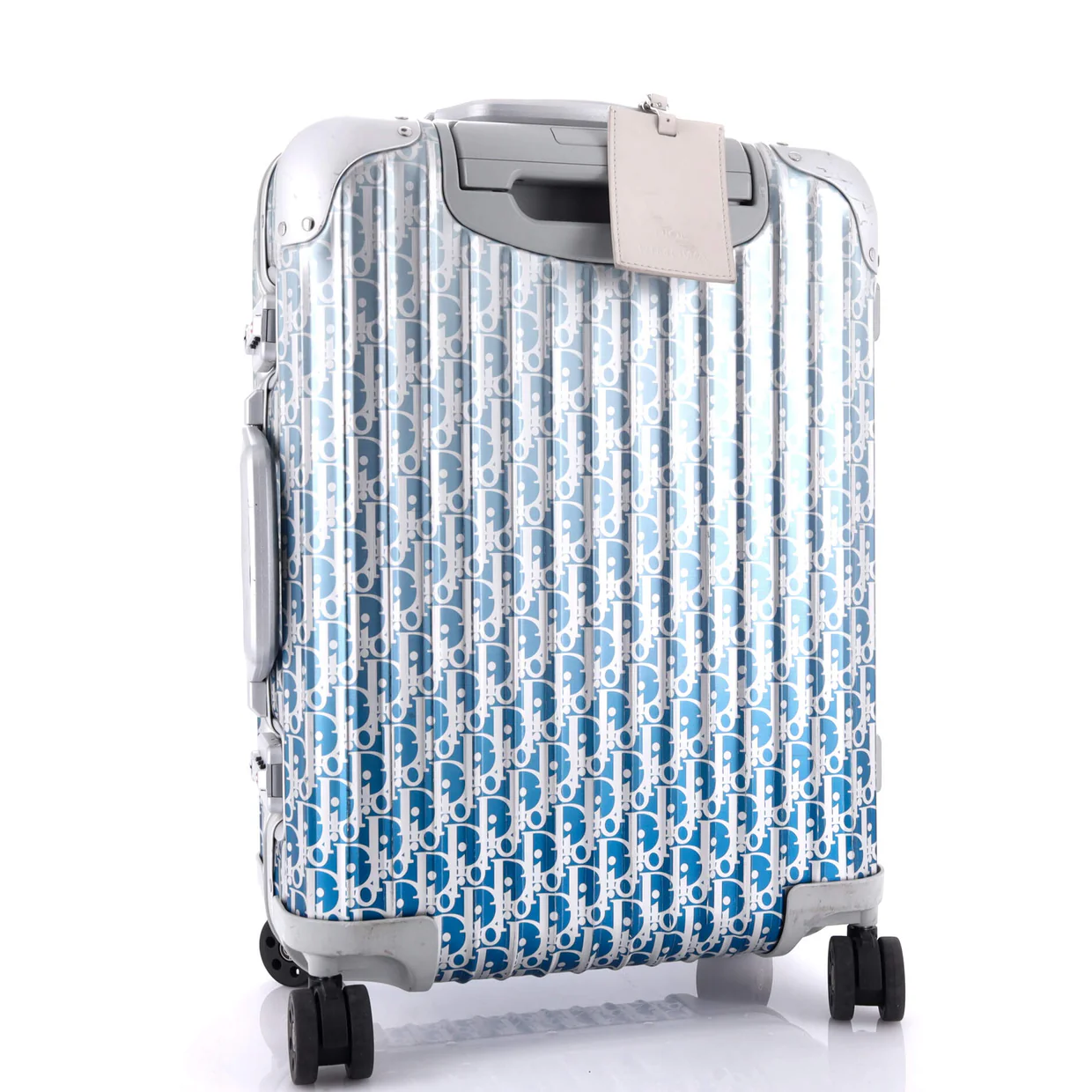 Dior x Rimowa Cabin Trolley Oblique Aluminum - Deep Luxury
