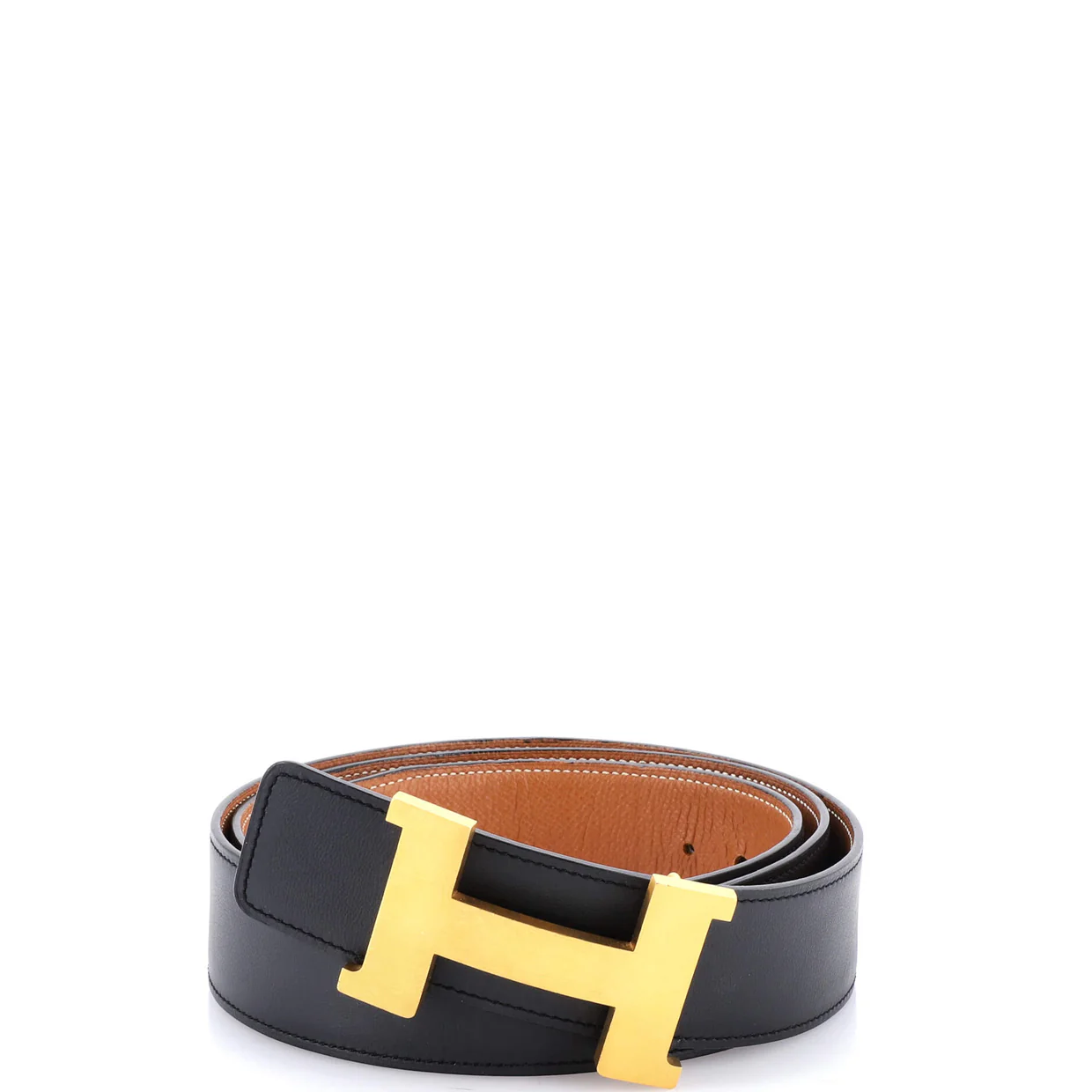 Constance Reversible Belt Leather Wide 110 - Deep Luxury