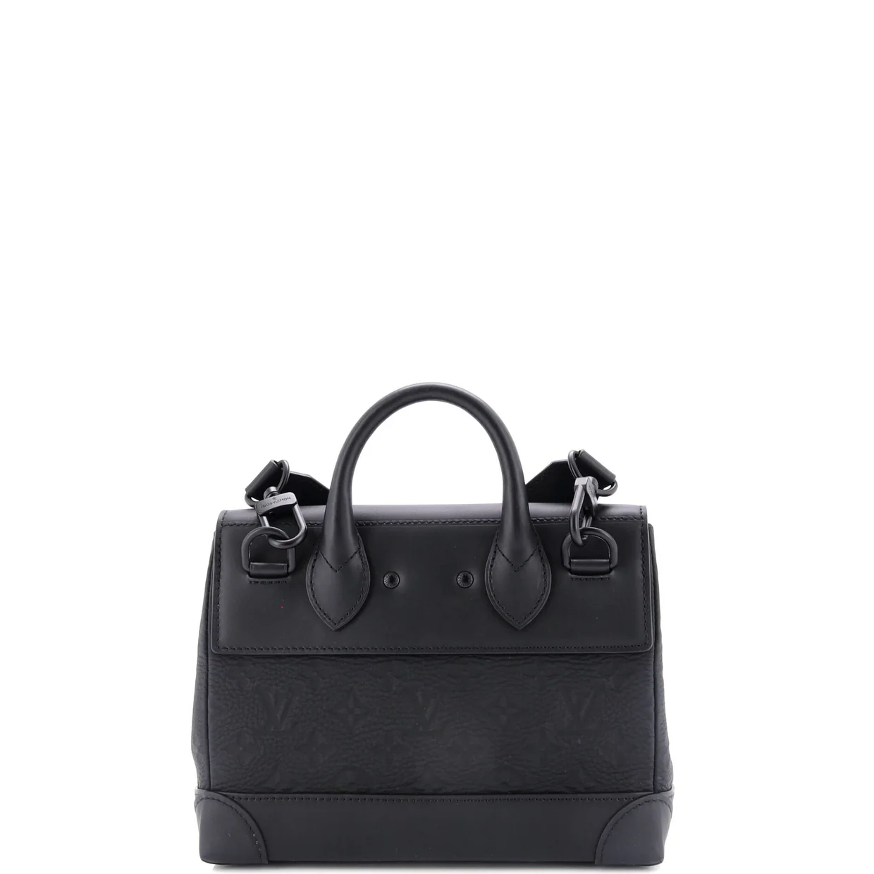 Steamer Crossbody Bag Monogram Taurillon Leather PM - Deep Luxury